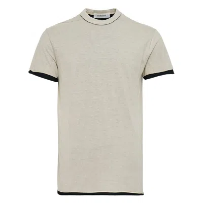 Diomene Scabiosa Layered T-shirt In Neutral