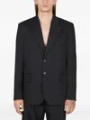 Diomene Single Breasted Blazer In Black