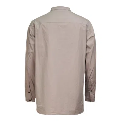Diomene Stand Collar Shirt In Neutral