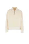 Diomene Half-zip Polo Shirt In White