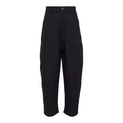 Diomene Wide Panel Trousers In Black