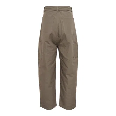 Diomene Wide Panel Trousers In Brown