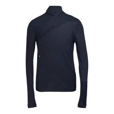 Diomene Wrapped Top In Blue