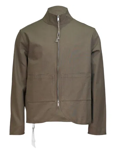 Diomene Zip Pocket Jacket In Green