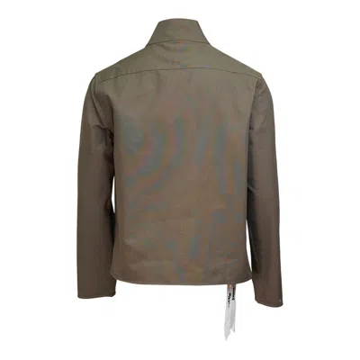 Diomene Zip-up Shirt Jacket In Gray