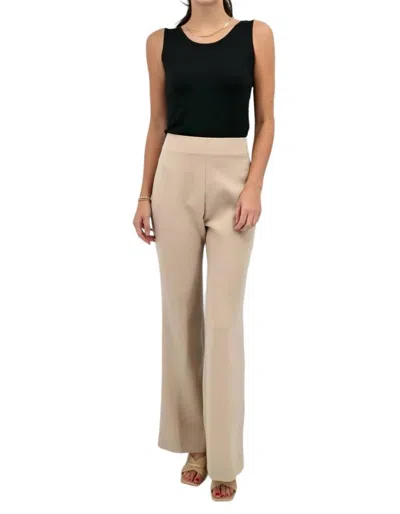 Diomi Luisa Flare Pants In Irish Cream In Neutral