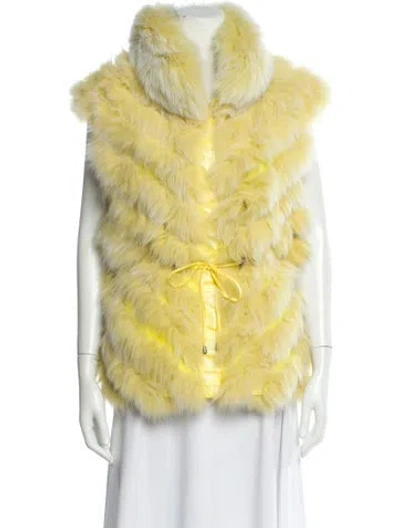 Pre-owned Diomi Vest In Yellow