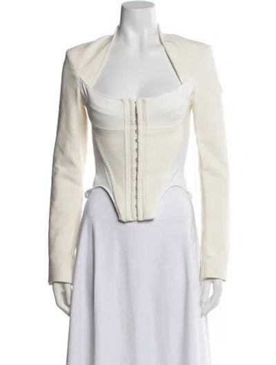 Pre-owned Dion Lee 2022 Jacket In Neutral