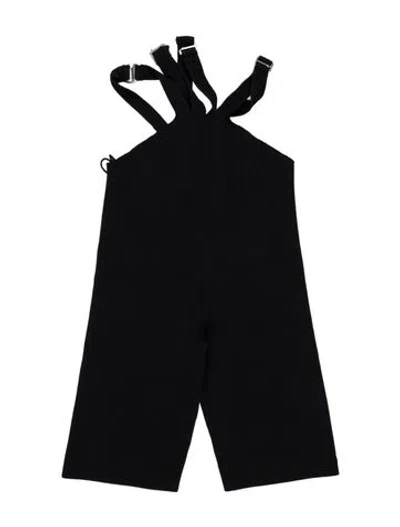 Pre-owned Dion Lee Asymmetrical Jumpsuit In Black