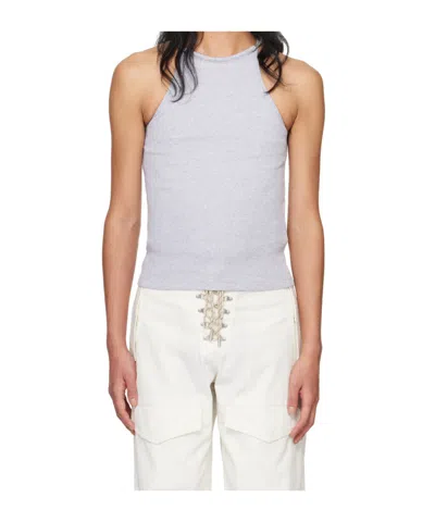 Dion Lee Barball Halterneck Tank Top In White