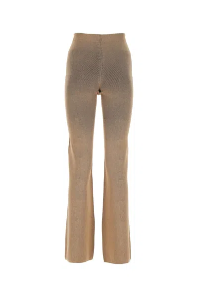 Dion Lee Biscuit Viscose Blend Pant In Camelblack
