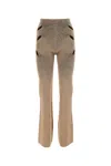 Dion Lee Biscuit Viscose Blend Pant In Brown