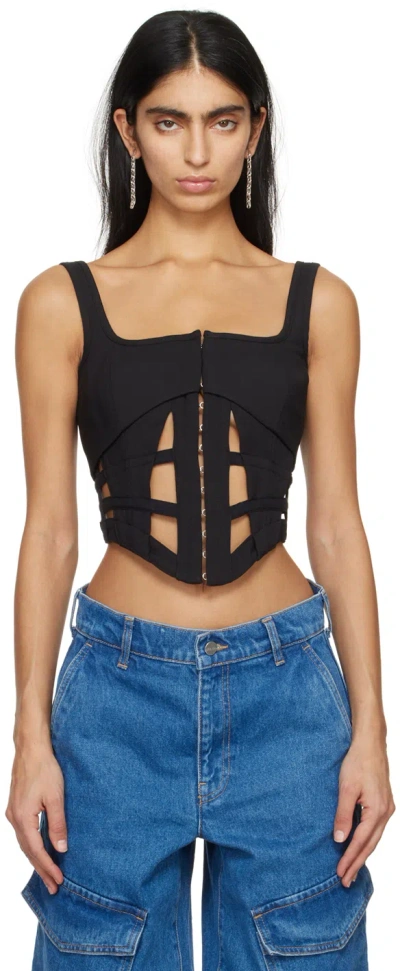 Dion Lee Black Cage Tank Top