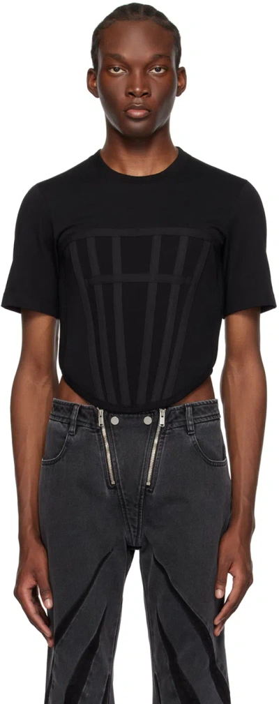 Dion Lee Black Corset T-shirt