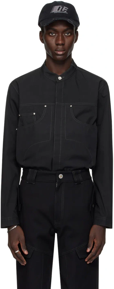 Dion Lee Black Jean Shirt