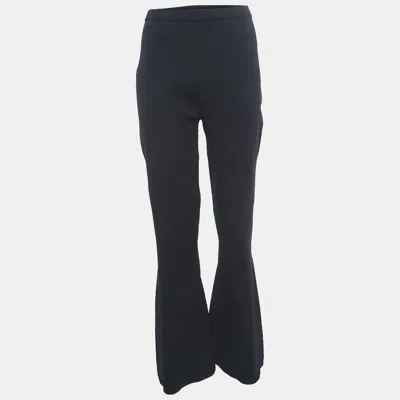 Dion Lee Black Knit Wide Leg Pants