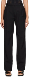 Dion Lee Wool Trousers In Black