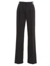 Shop Dion Lee Black Lingerie Wool Pant Trousers