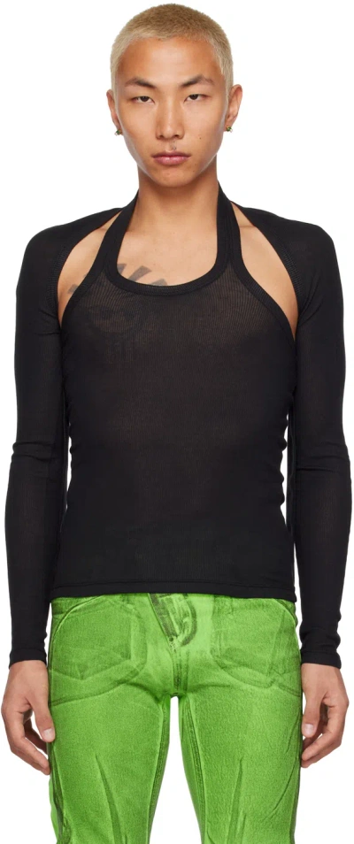 Dion Lee Black Modular T-shirt