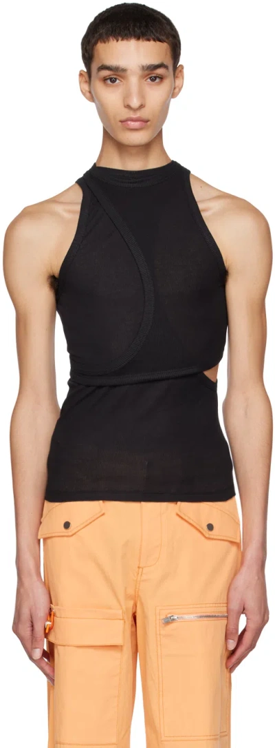 Dion Lee Black Modular Tank Top