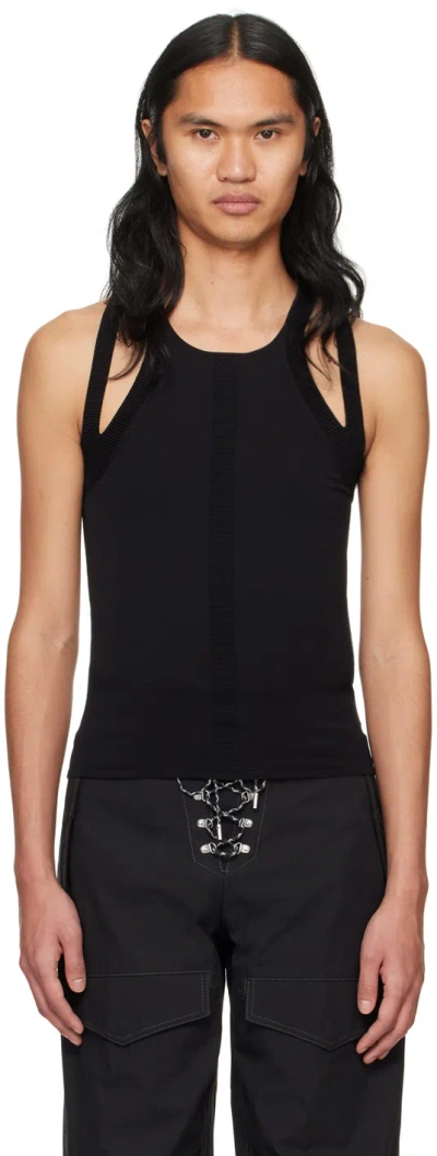 Dion Lee Black Sculpt Tank Top