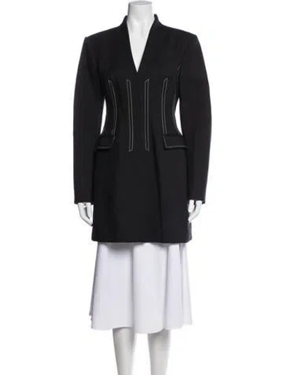 Pre-owned Dion Lee Blazer In Black