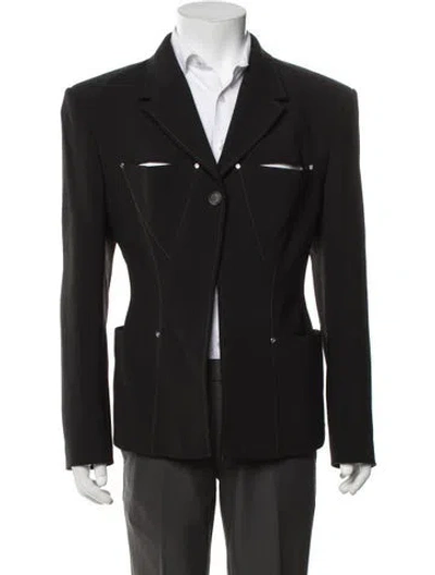 Pre-owned Dion Lee Blazer In Black