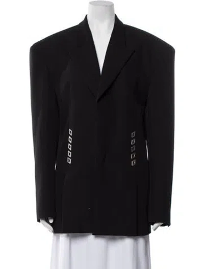 Pre-owned Dion Lee Blazer In Black