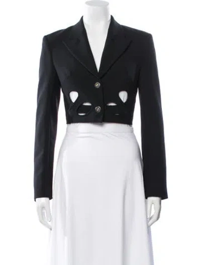 Pre-owned Dion Lee Blazer In Blue