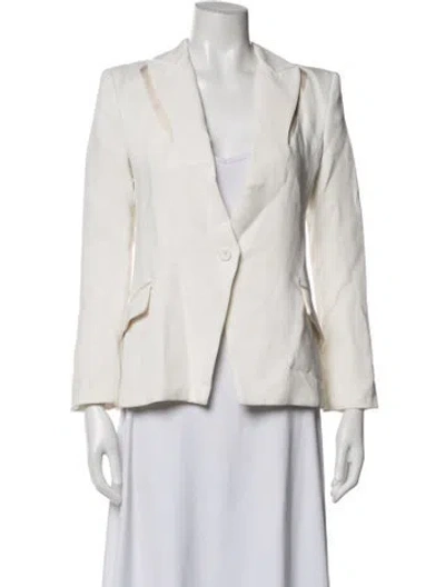 Pre-owned Dion Lee Blazer In Neutrals