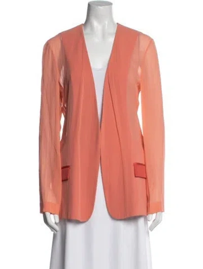Pre-owned Dion Lee Blazer In Orange
