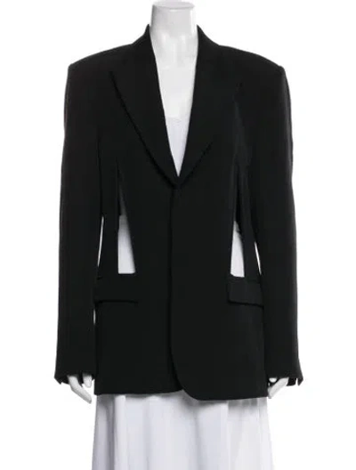 Pre-owned Dion Lee Blazer W/ Tags In Black