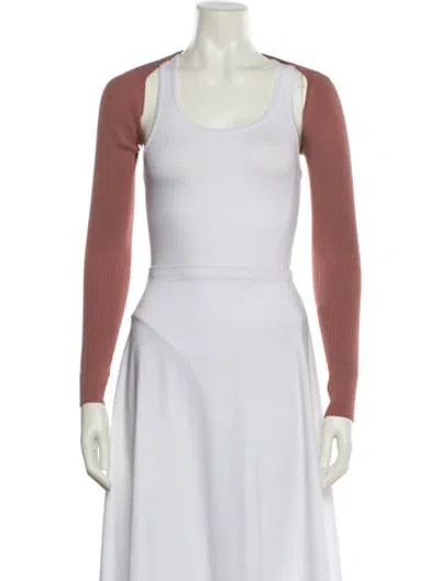Pre-owned Dion Lee Bolero W/ Tags In Pink