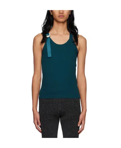 Dion Lee Buckled Fine-ribbed Tank Top In Multicolor