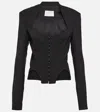 Dion Lee Arched Bustier Jacket In Black