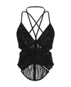 Shop Dion Lee Camouflage-lace Corset Top In Black