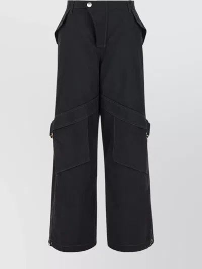 DION LEE CARGO PANT IN COTTON BLEND WITH BELT LOOPS