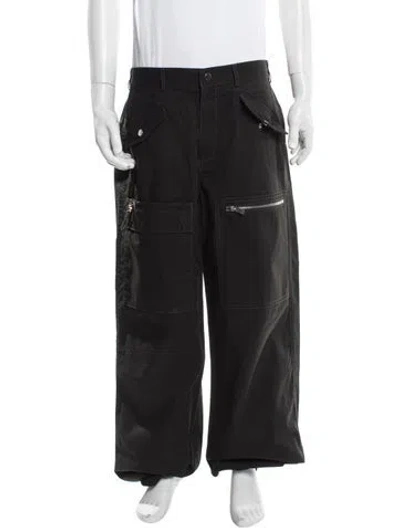 Pre-owned Dion Lee Cargo Pants In Black