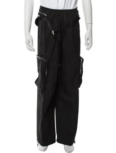 Pre-owned Dion Lee Cargo Pants In Black