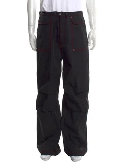 Pre-owned Dion Lee Cargo Pants In Black