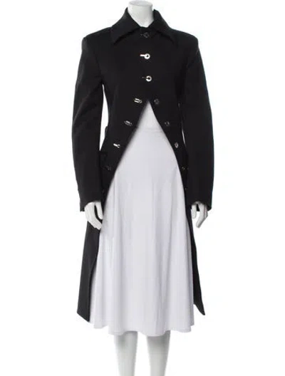 Pre-owned Dion Lee Coat In Black