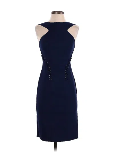 Pre-owned Dion Lee Cocktail Dress In Blue