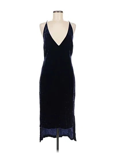 Pre-owned Dion Lee Cocktail Dress In Blue