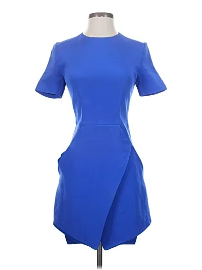 Pre-owned Dion Lee Cocktail Dress In Blue