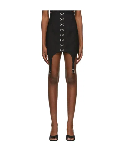Dion Lee Corset Mini Skirt In Brown
