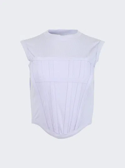 Dion Lee Corset Tank Top In Green