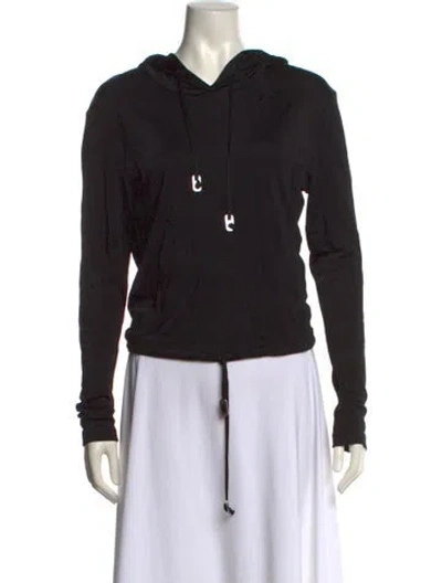 Pre-owned Dion Lee Crew Neck Long Sleeve Sweatshirt W/ Tags In Black