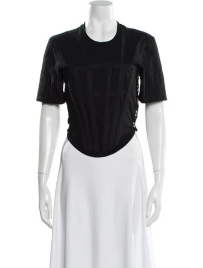 Pre-owned Dion Lee Crew Neck Short Sleeve Top In Multi