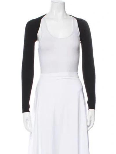 Pre-owned Dion Lee Crew Neck Sweater In Black