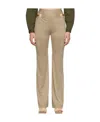 Dion Lee Beige Horse Bit Trousers In Neutral